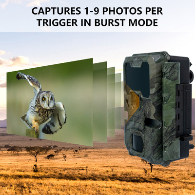 32MP 4K инфракрасная охотничья камера с IP66 водонепроницаемой и PIR функцией для мониторинга дикой природы