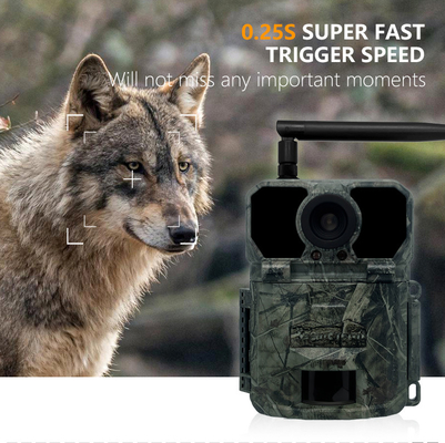 32MP 4G Trail Camera с быстрым 0.2s Trigger Time и режимами фото/видео/фото-видео для универсальных