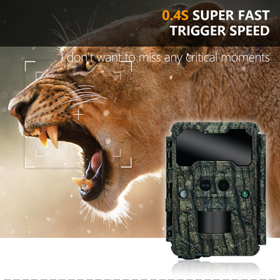 KW696 наружная охотничья камера с двойным объективом 30MP без свечения камера 1080p ночного видения 512G для