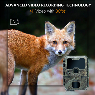 Охотная камера KW788 водонепроницаемая IP67 4K видео 32MP Легко навигация простой в использовании прочный длительный рабочий час