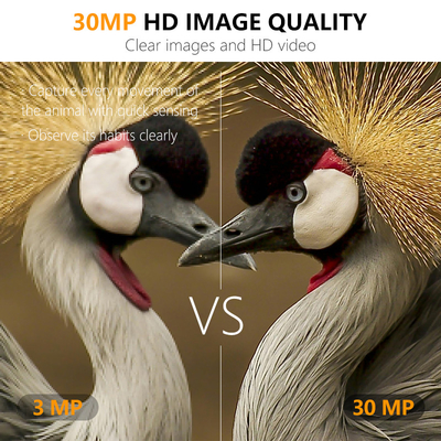Игровая камера KW571 с водонепроницаемым IP67 No-Glow CMOS сенсор 30MP фото 1080P 0.25s скорость запуска ночного видения