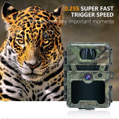 Охотническая камера KW571 с 30MP 1080P водонепроницаемым IP67 0.25s запускать до 512GB хранилища для охоты на диких животных