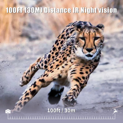 Инфракрасная охотничья камера 30MP1080P Двухобъективные игровые камеры для наружной дикой природы Водостойкая инфракрасная камера 940nm