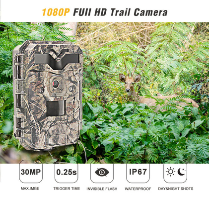 Экран HD 2,4 дюймов охотясь камера звероловства следа СИД полная HD 1080P инфракрасн камер