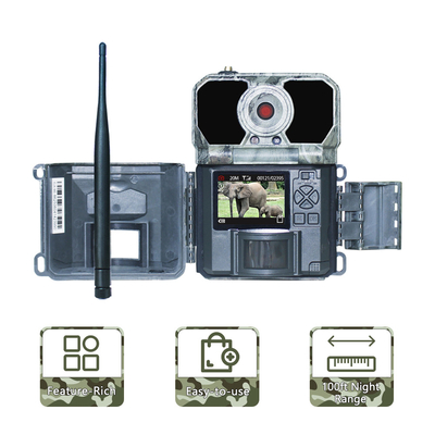 инфракрасн MMS GPRS SMTP 25m камкордера действия спорт следа 4G с клетчатой SIM-картой