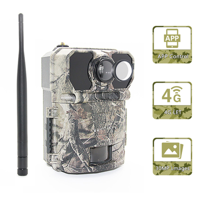 ЖК-дисплей 4G Trail Camera Программируемая 940nm NO GLOW ICCID FTP SMTP MMS APP управление охотничьим аксессуарами
