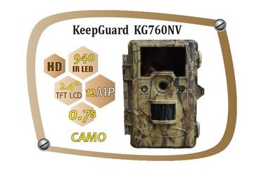 Камера живой природы 12MP ультракрасная цифров для наблюдать, KeepGuard 760NV