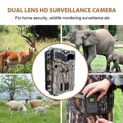 Новая KW698A 4K Trail Camera Dual Sensors IP67 No Glow AA Alkaine Batteries Wildlife Outdoor Hunting Camera