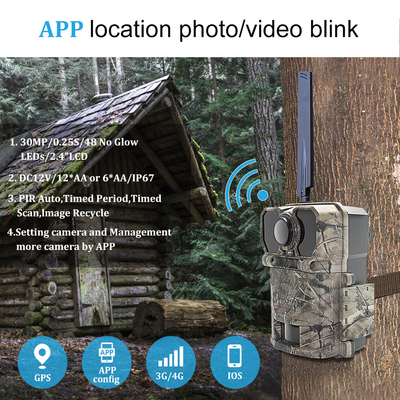 На открытом воздухе охотясь камера живой природы следа камеры 30Mp 1080P с FTP SMTP MMS