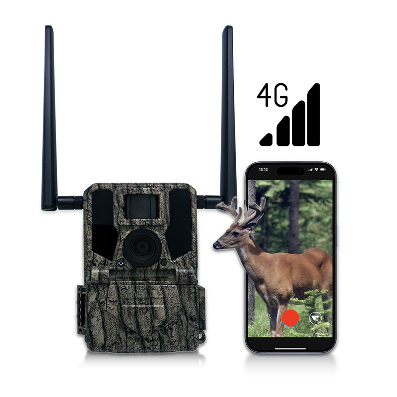Охотничьи и следовые камеры Солнечная панель 4G Беспроводная камера KW897 с двойной антенной 100 футов Ночная дальность 36MP 2K видео на 30fps