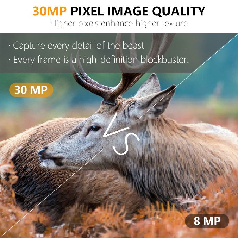 Скрытая камера с двойным объективом KW696 OEM/ODM 0.4s спусковой механизм 1080P/30MP водонепроницаемый IP67 100ft ночной диапазон для охоты на дикую природу