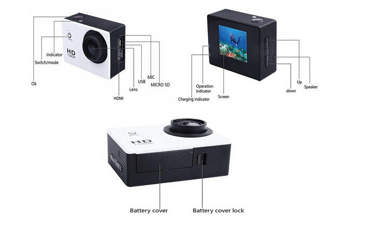 900mAh Cellular Game Camera 1.5 Inch LCD 12cm Infinite With CMOS Sensor